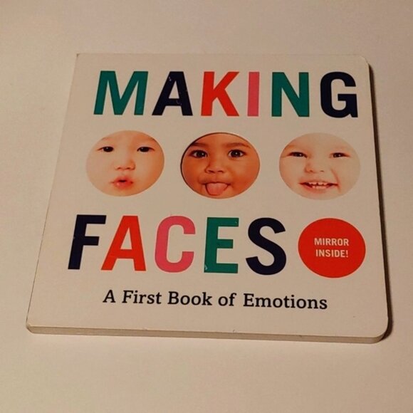 Making Faces: A First Book of Emotions - Colorful Board Book - Picture 2 of 6